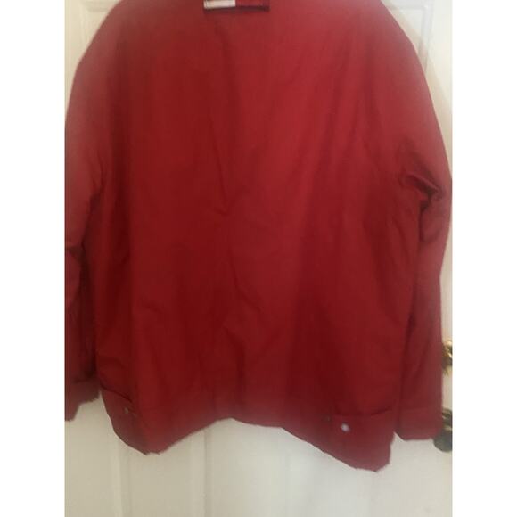 Vintage 90s Tommy Hilfiger Jacket XL Fleece Lined Red Blue Yellow Red - Picture 9 of 13